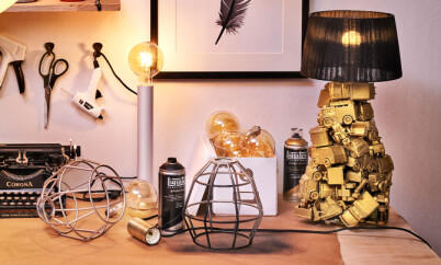 image: Lag din helt egen unike lampe – kun fantasien setter grenser!